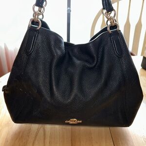 Coach Edie 2020 Black Leather Handbag